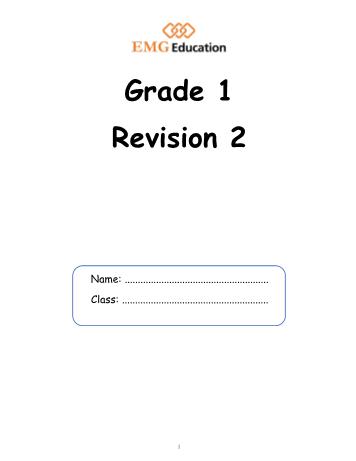 Bài tập Tiếng Anh tích hợp Lớp 1 - Grade 1: Revision 2