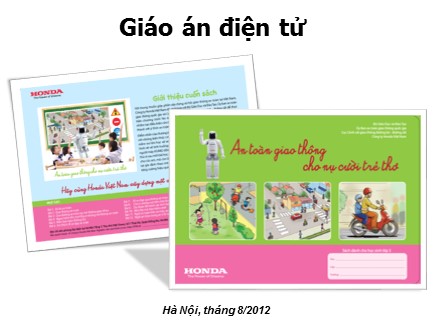 Giáo án điện tử An toàn giao thông cho nụ cười trẻ thơ