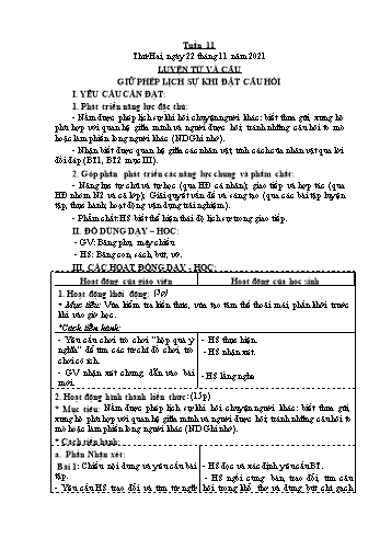 Giáo án các môn Lớp 4 - Tuần 11 - Năm học 2021-2022 - Nguyễn Thị Mai Liễu
