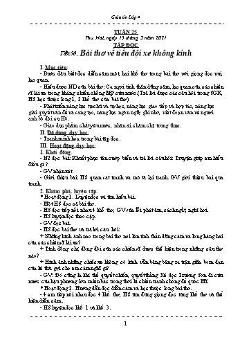 Giáo án Lớp 4 - Tuần 25 - Năm học 2020-2021 - Hồ Thị Lệ Phương
