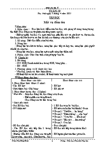 Giáo án Lớp 5 - Tuần 29 - Năm học 2020-2021 - Trần Thị Nhật Bích