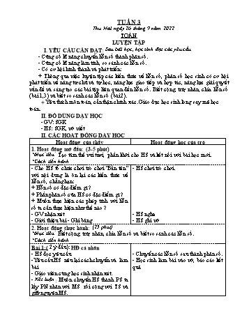 Giáo án Lớp 5 - Tuần 3 - Năm học 2020-2021 - Trần Thị Nhật Bích