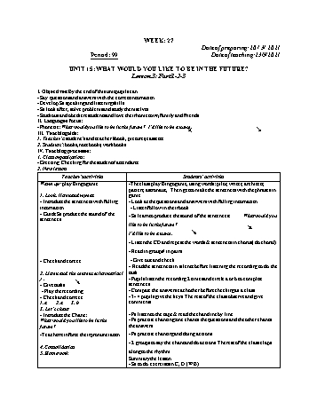 Giáo ansn Tiếng Anh Lớp 5 - Tuần 27 - Năm học 2020-2021 - Cao Văn Hùng
