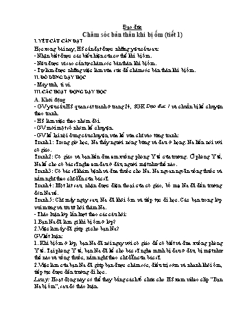 Kế hoạch bài dạy các môn Khối 1 - Tuần 11 - Năm học 2022-2023 - Đậu Thị Tuyết Mai