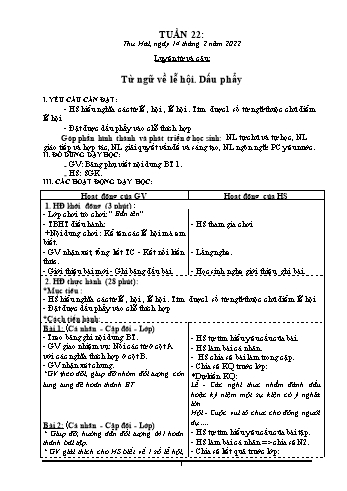 Kế hoạch bài dạy các môn Khối 3 - Tuần 22 - Năm học 2021-2022 - Phan Thị Thu Hằng Kế hoạch bài dạy các môn Khối 3 - Tuần 22 - Năm học 2021-2022 - Phan Thị Thu Hằng