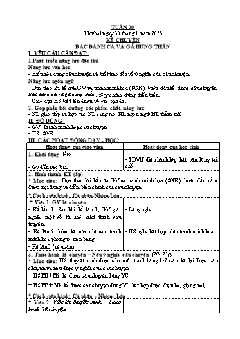 Kế hoạch bài dạy các môn Khối 4 - Tuần 20 - Năm học 2022-2023 - Hà Thị Minh Xuyến