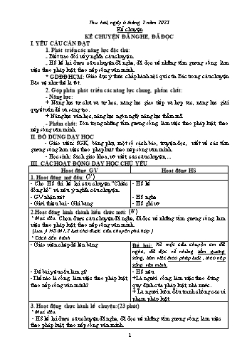 Kế hoạch bài dạy Khối 5 - Tuần 21 - Năm học 2022-2023 - Đậu Thị Thanh Huyền