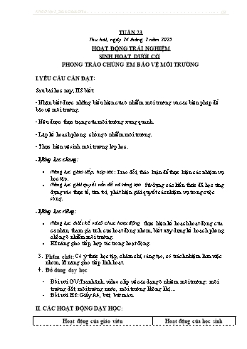 Giáo án các môn học Lớp 3 - Tuần 23 - Năm học 2024-2025 - Nguyễn Thị Thanh Thơ
