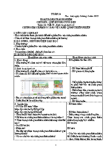 Giáo án các môn Lớp 4 - Tuần 24 - Năm học 2024-2025 - Lê Hữu Tân