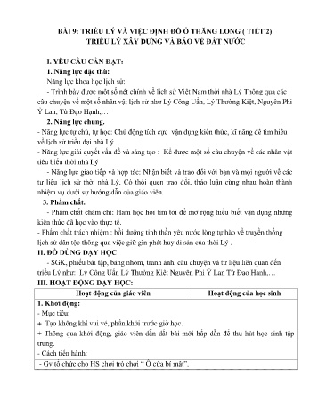 Giáo án Lịch sử và Địa lí 5 (Kết nối tri thức) - Tuần 12