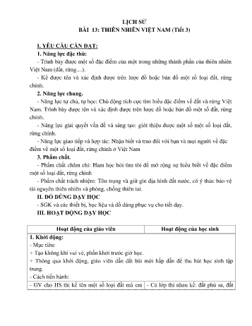 Giáo án Lịch sử và Địa lí 5 - Tuần 3